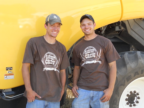 Brandon, James pose 2