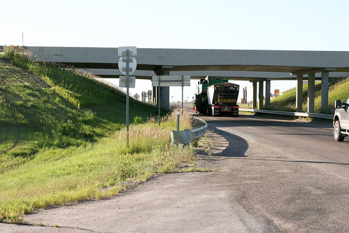 A tight squeeze for harvesters.