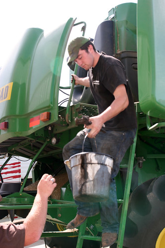 James bring the gear he used back down.