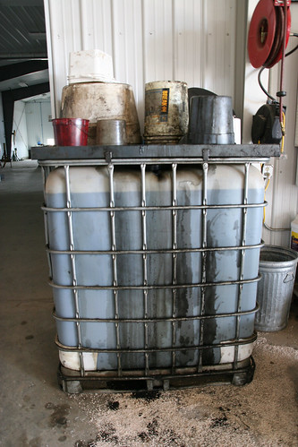 The Ahlmeiers have a nifty idea for getting rid of used oil.