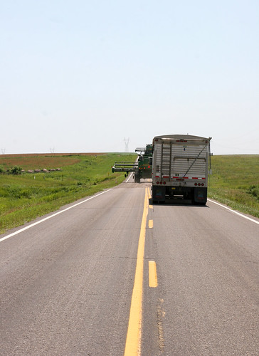Moving down the road to our next field.