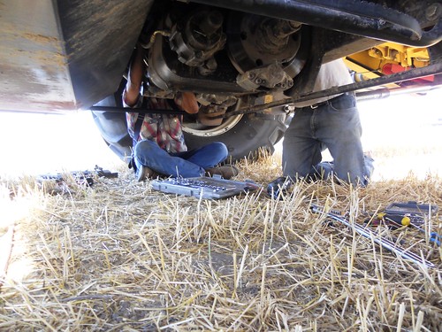 Working under combine