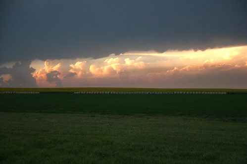 The sky shows it may rain