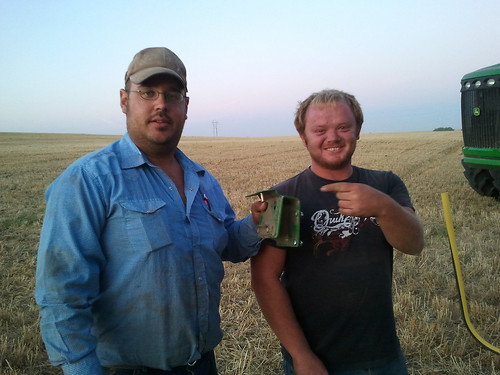 Johan says its his fault as Damon holds up the part that is the actual culprit