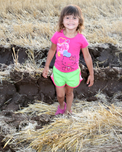 Kaidence enjoys the mud a little too much
