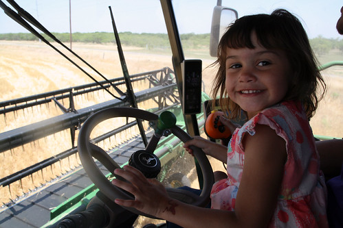 Future combine operator Kaidence takes the wheel