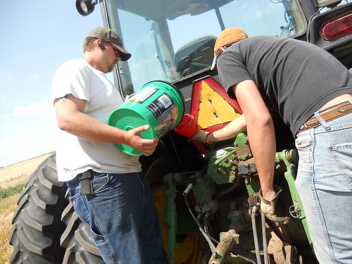Greg and Danny - tractor