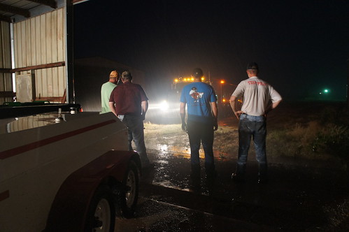 The guys studying how much rain we're getting.