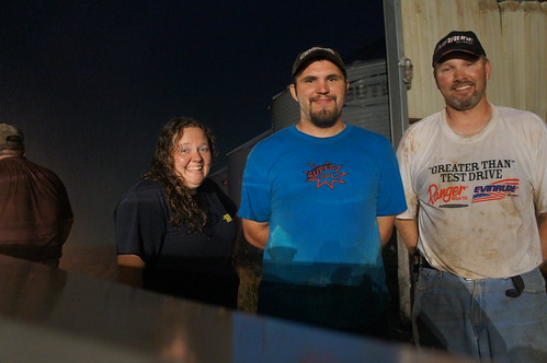 Lee, Vincent and I wet from head to toe!