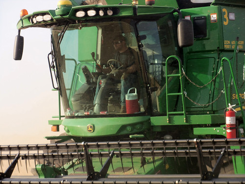 James working hard in his combine