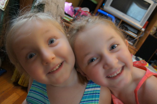 Martha and Lauren being silly