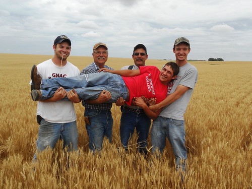 James, Carl, Dad, Brandon and Jose messing around