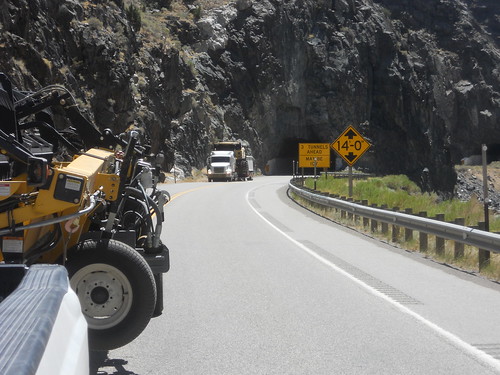 Coming out of tunnel