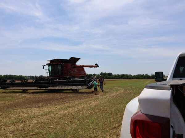 Phoenix couldn't wait to board the combine. 