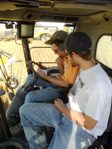 Brandon and James work on settings