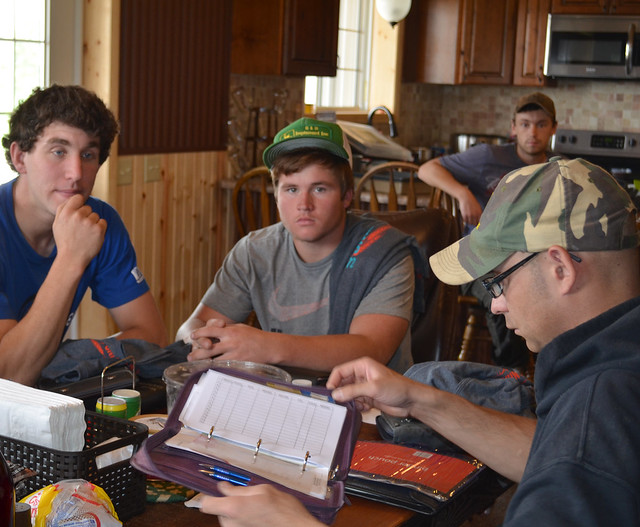 Going through truck books