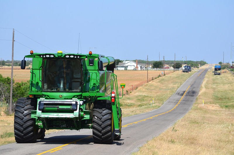 Moving our machines from the Campbell homefront to our first field