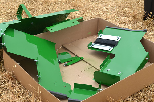 The new parts to be placed on our combines