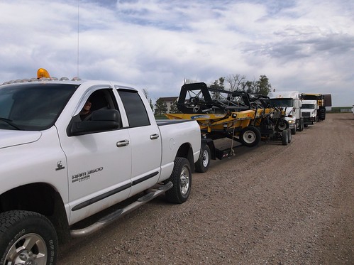 Lined up and ready to go