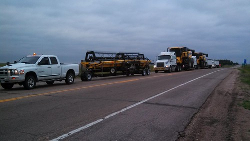 Convoy early in the morning