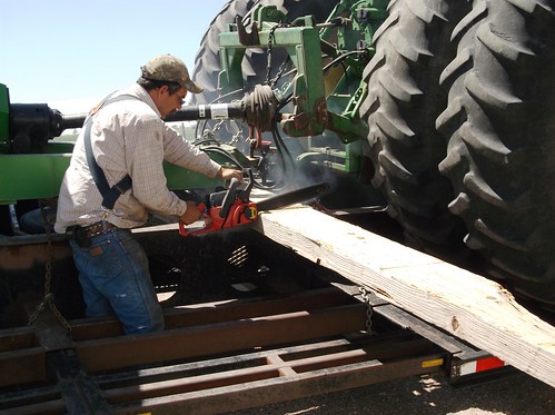 Cutting a support block