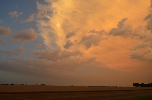 It looks like a storm will head our way but misses us in the end