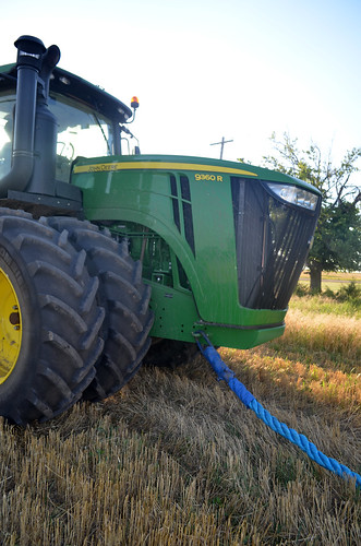 Proof why this tractor is handy to have around when we actually need to use it