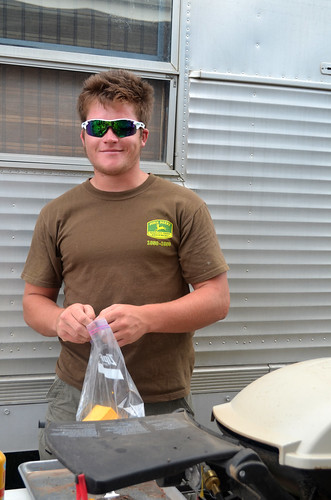 Frank is our griller extradonaire