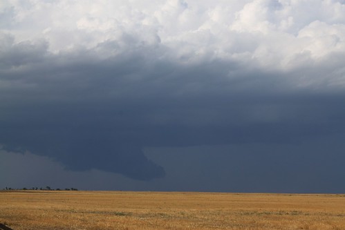 Funnel cloud in the distance, thankfully.
