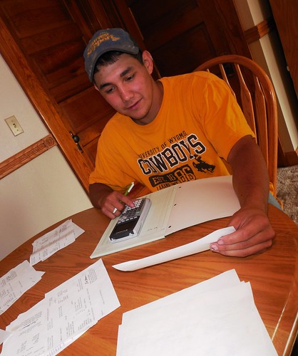 Jose adding up tickets