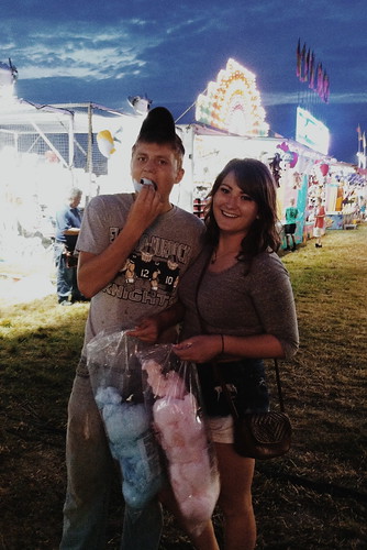Z Crew: Taylor and a Friend Enjoy Cotton Candy