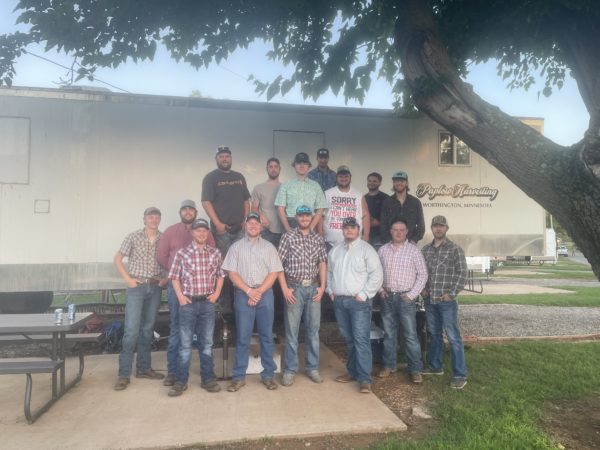 Our crew in Wichita Falls, Texas. Minus a few kids who hadn't graduated from High School yet and made it down. 