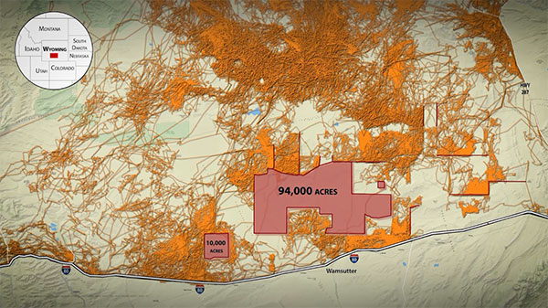 Courtesy graphic from the University of Wyoming for the film "Unwired."