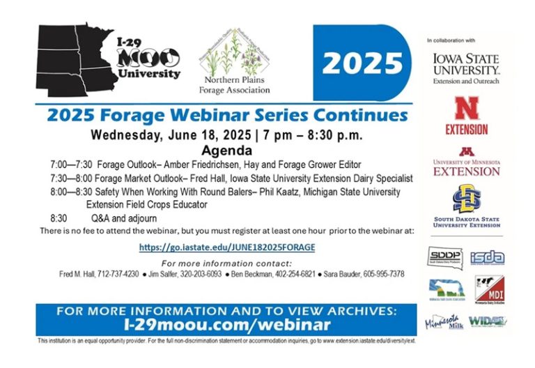 2025 1-29 Moo University / Northern Plains Forage Association Forage Webinar Series