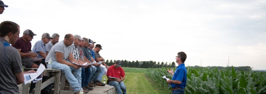 SDSU’s College of Agriculture, Food and Environmental Sciences will host a series of field days across the state this summer. Topics will include crop production, livestock production, precision technology, field station tours (pictured here) and other topics important to local producers. (SDSU Extension)