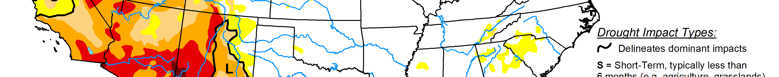 The U.S. Drought Monitor is jointly produced by the National Drought Mitigation Center at the University of Nebraska-Lincoln, the U.S. Department of Agriculture and the National Oceanic Atmospheric Administration. (Map courtesy of NDMC.)