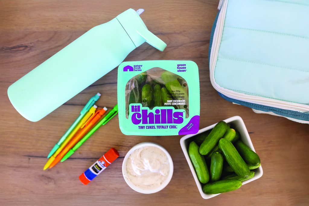 Mini Cucumber Veggie Dips (Family Features)