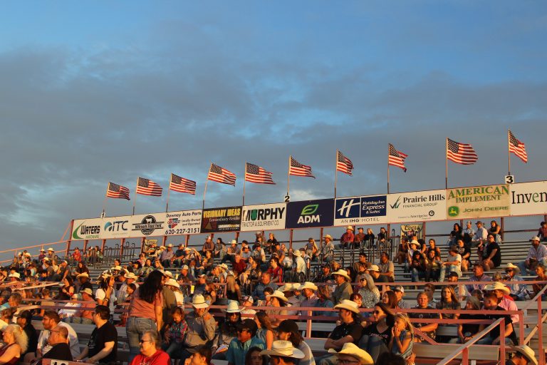 Roundup Rodeo is in Dodge City. (Journal photo by Dave Bergmeier.)