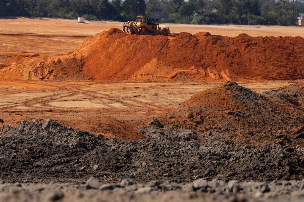 After years of mining, a mixture of scientific expertise is required to help rebuild functional ecosystems and return organic matter, subsurface ecology and wildlife to the Jewett mine site. (Michael Miller/Texas A&M AgriLife)