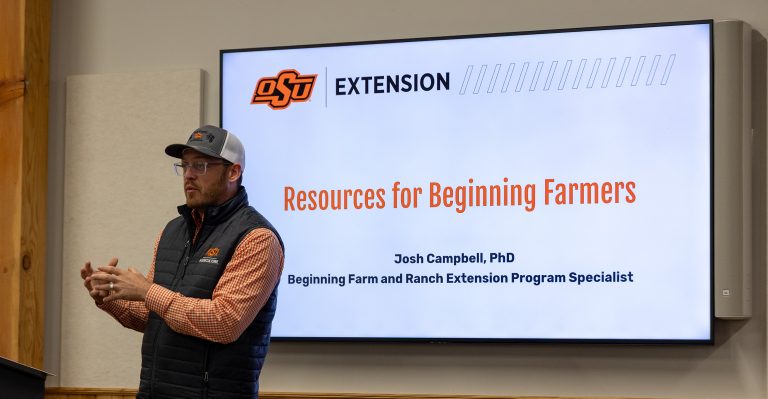OSU’s Beginning Farmer and Rancher program is designed to strategically and intentionally assist those new to farming. (Photo by Sara Moore, OSU Agriculture)