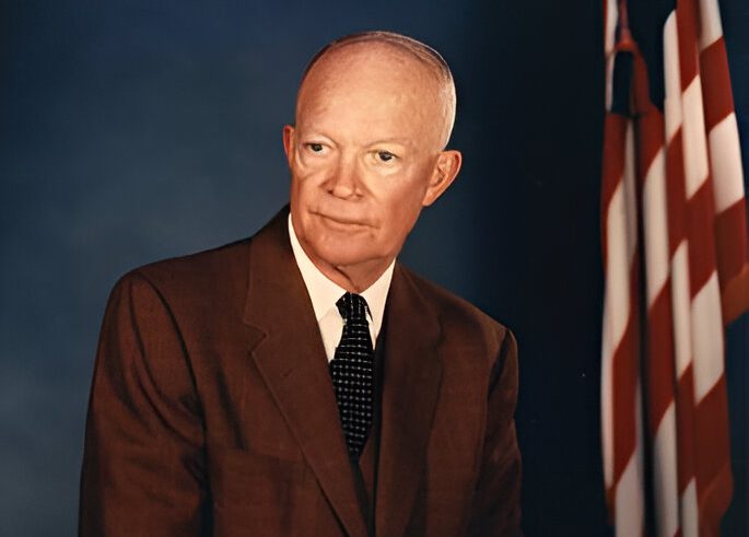 President Dwight E Eisenhower. (Courtesy of Eisenhower Presidential Library.)