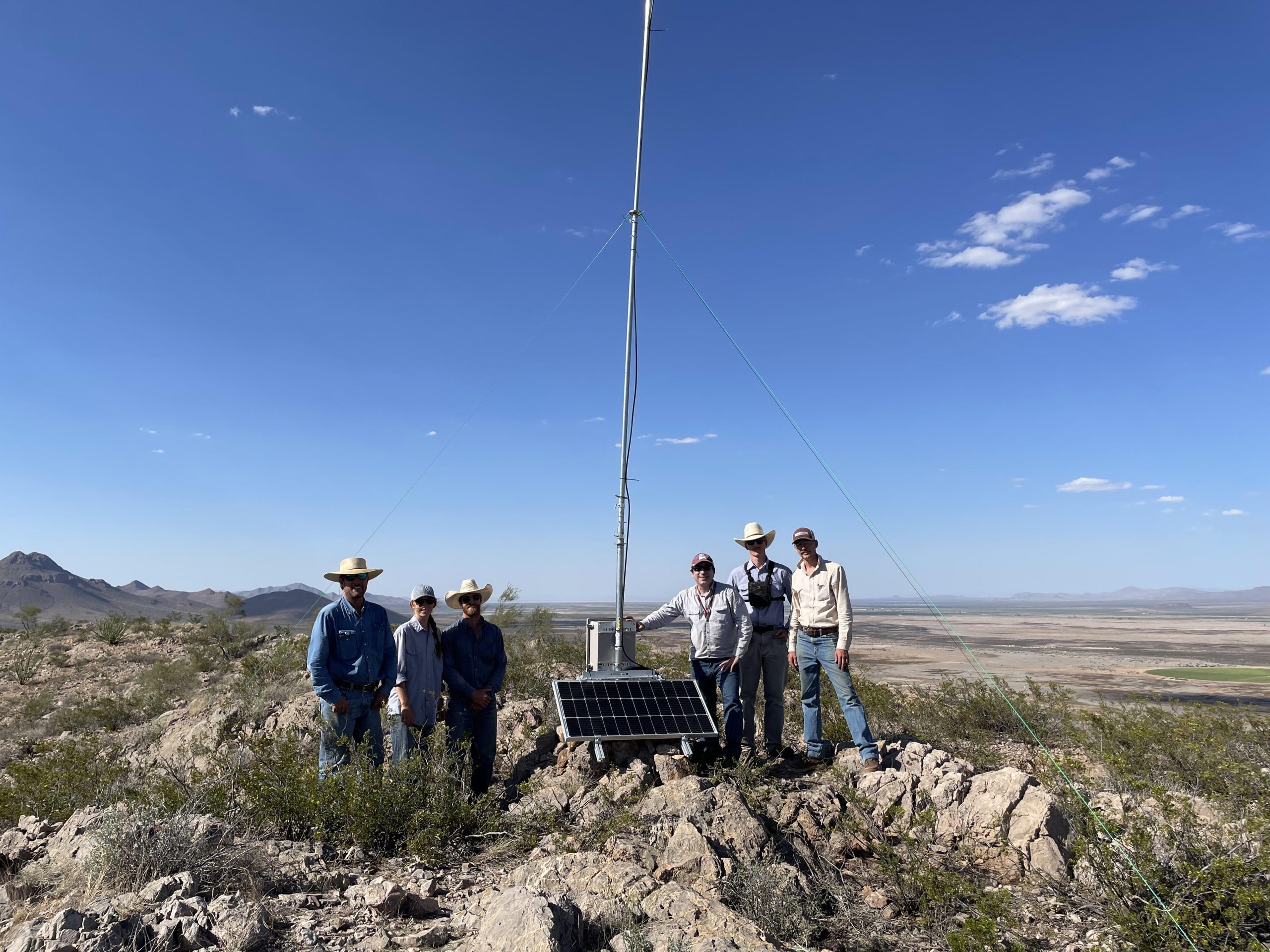 NMSU’s artificial intelligence and agriculture initiative has been honored with the 2025 Rangelands Innovators Award in the collaborative team category. (New Mexico State University)