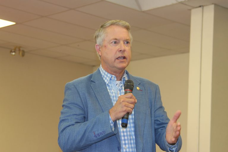 U.S. Sen. Roger Marshall. (Journal photo by Dave Bergmeier.)