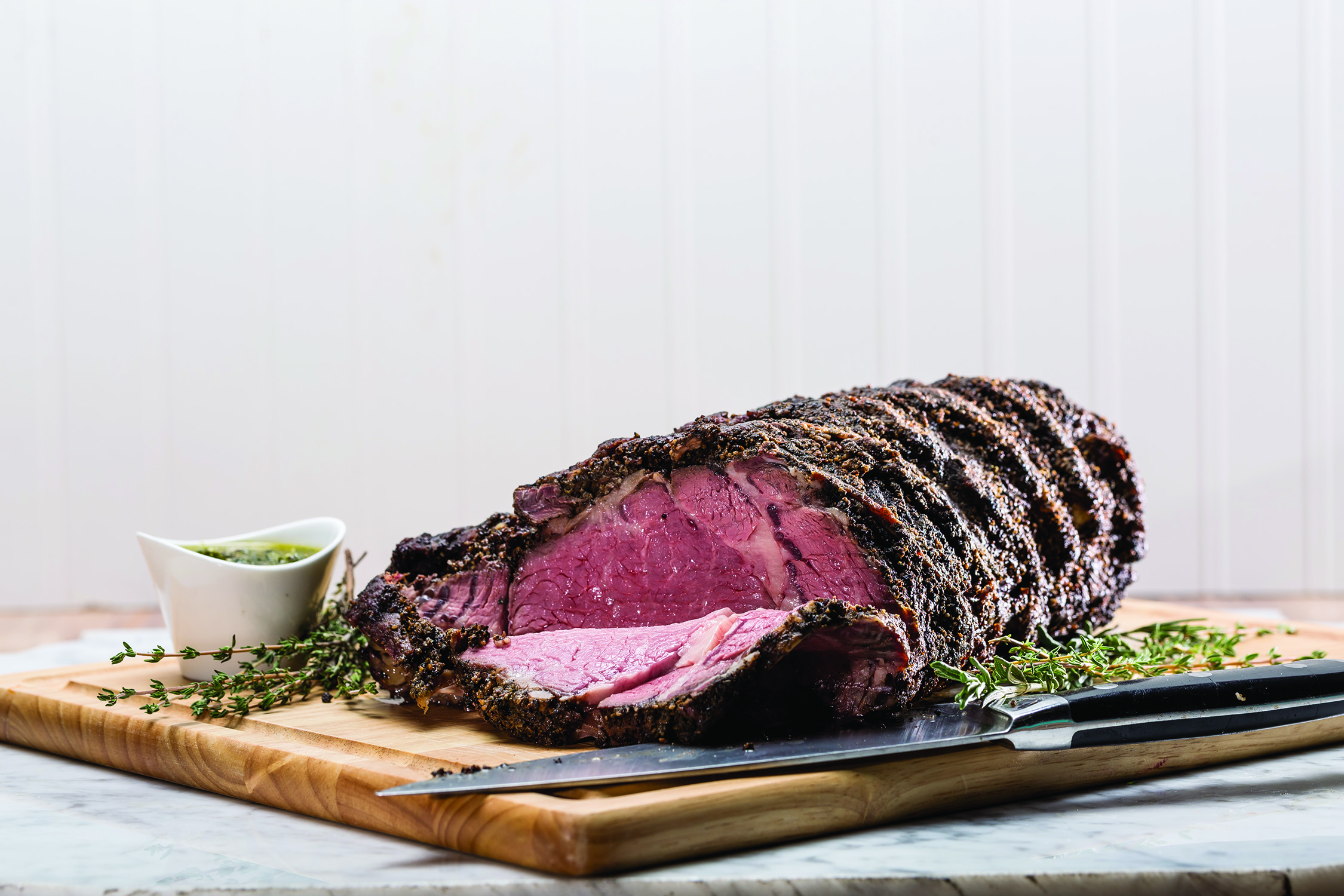 Smoked Prime Rib (Family Features)