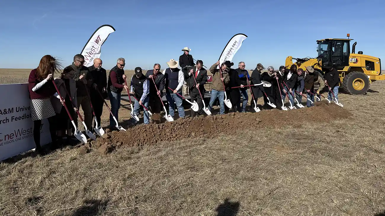 West Texas A&M University breaks ground on feedlot, education complex