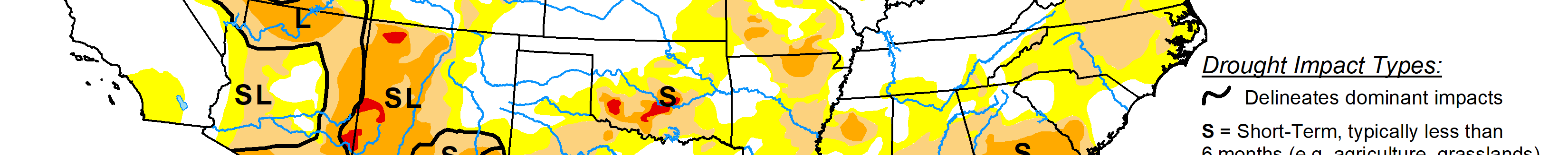 The U.S. Drought Monitor is jointly produced by the National Drought Mitigation Center at the University of Nebraska-Lincoln, the U.S. Department of Agriculture and the National Oceanic Atmospheric Administration. (Map courtesy of NDMC.)