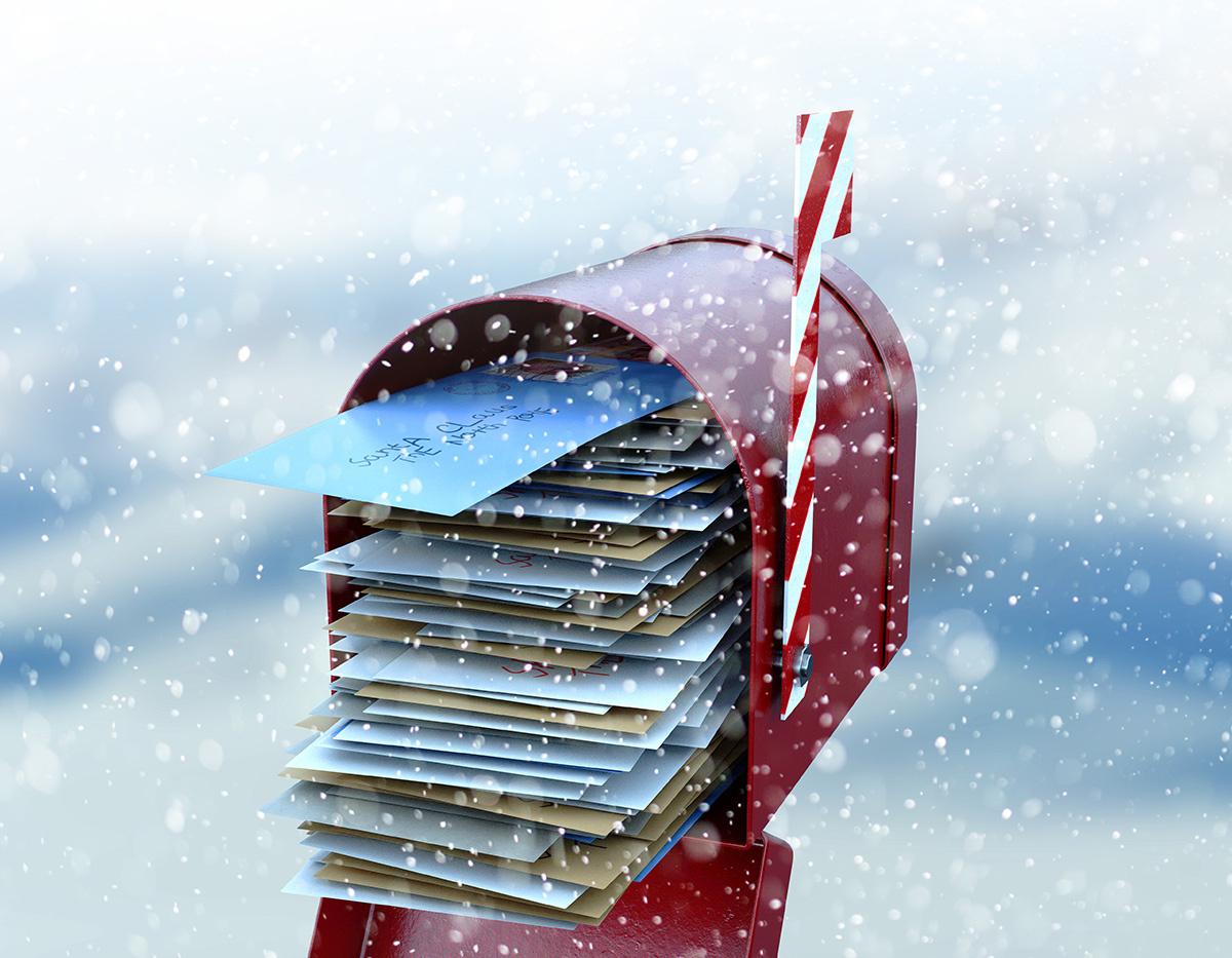 Santa's mailbox. (Adobe Stock │ #291459860 - alswart)