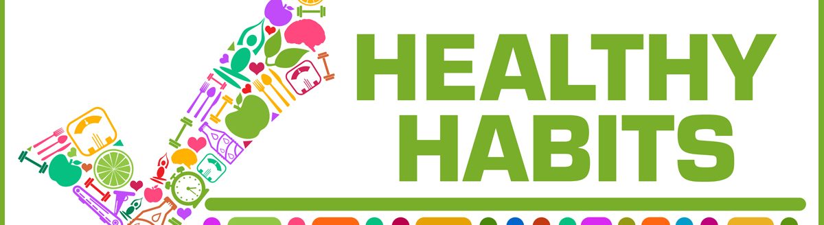 Healthy Habits Colorful Symbols. (Adobe Stock │ #431488944 - ileezhun)