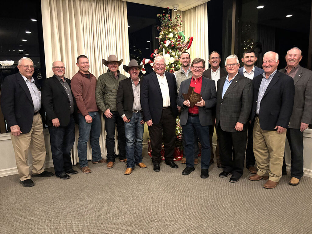 Jackie Rudd, Ph.D., Texas A&M AgriLife Research wheat breeder in Amarillo, was honored by the Texas Wheat Producers Board with the inaugural Texas Wheat Legacy Award. (Texas Wheat Producers)