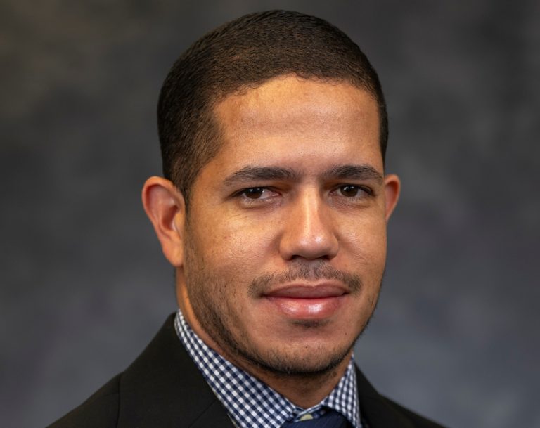 Alisson Santana, Ph.D., an assistant professor and Texas A&M AgriLife entomologist, will research pest management issues and work with producers at the Texas A&M AgriLife Research and Extension Center in Weslaco. (Michael Miller/Texas A&M AgriLife)